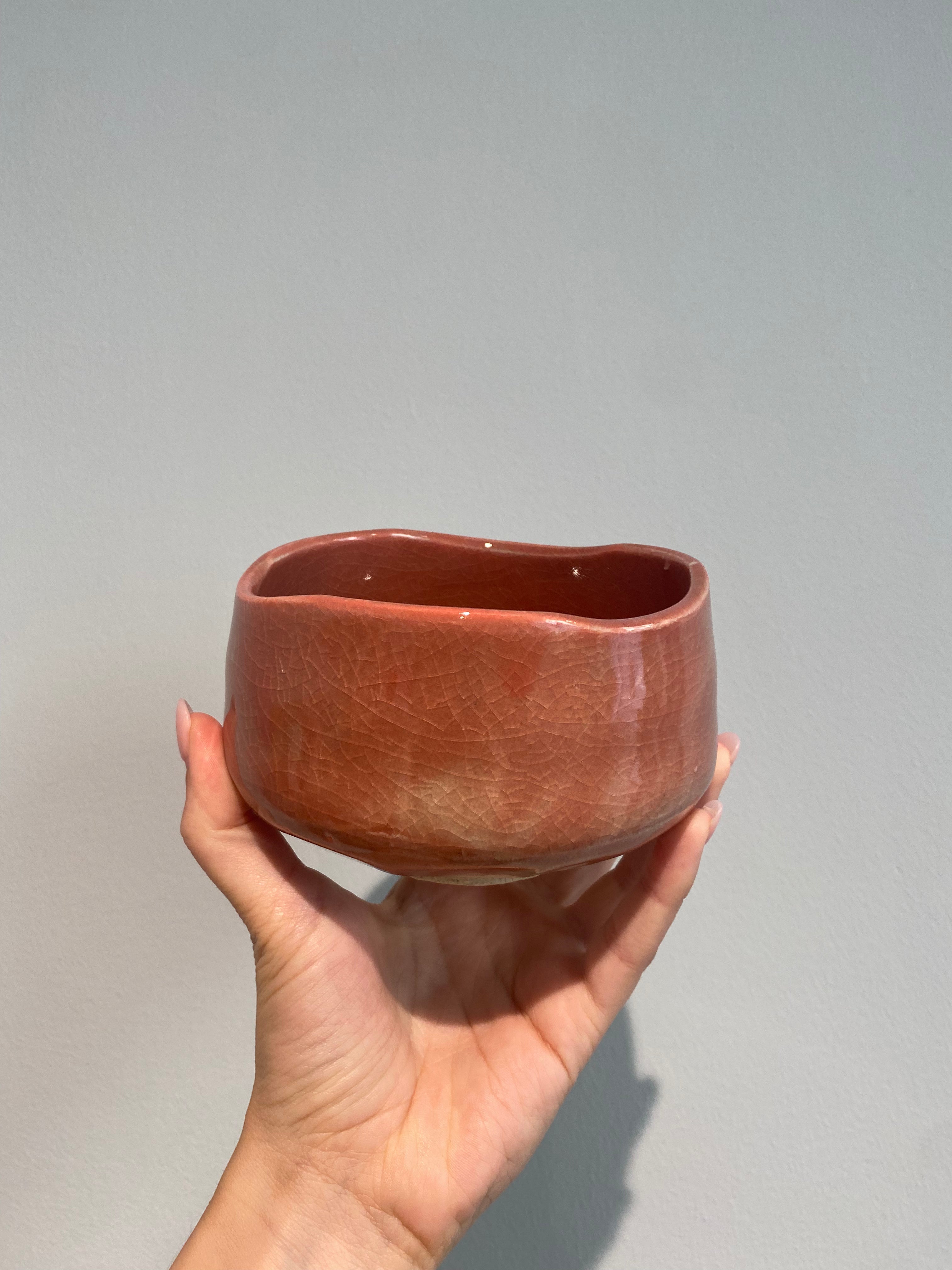 Matcha cup - Rust red