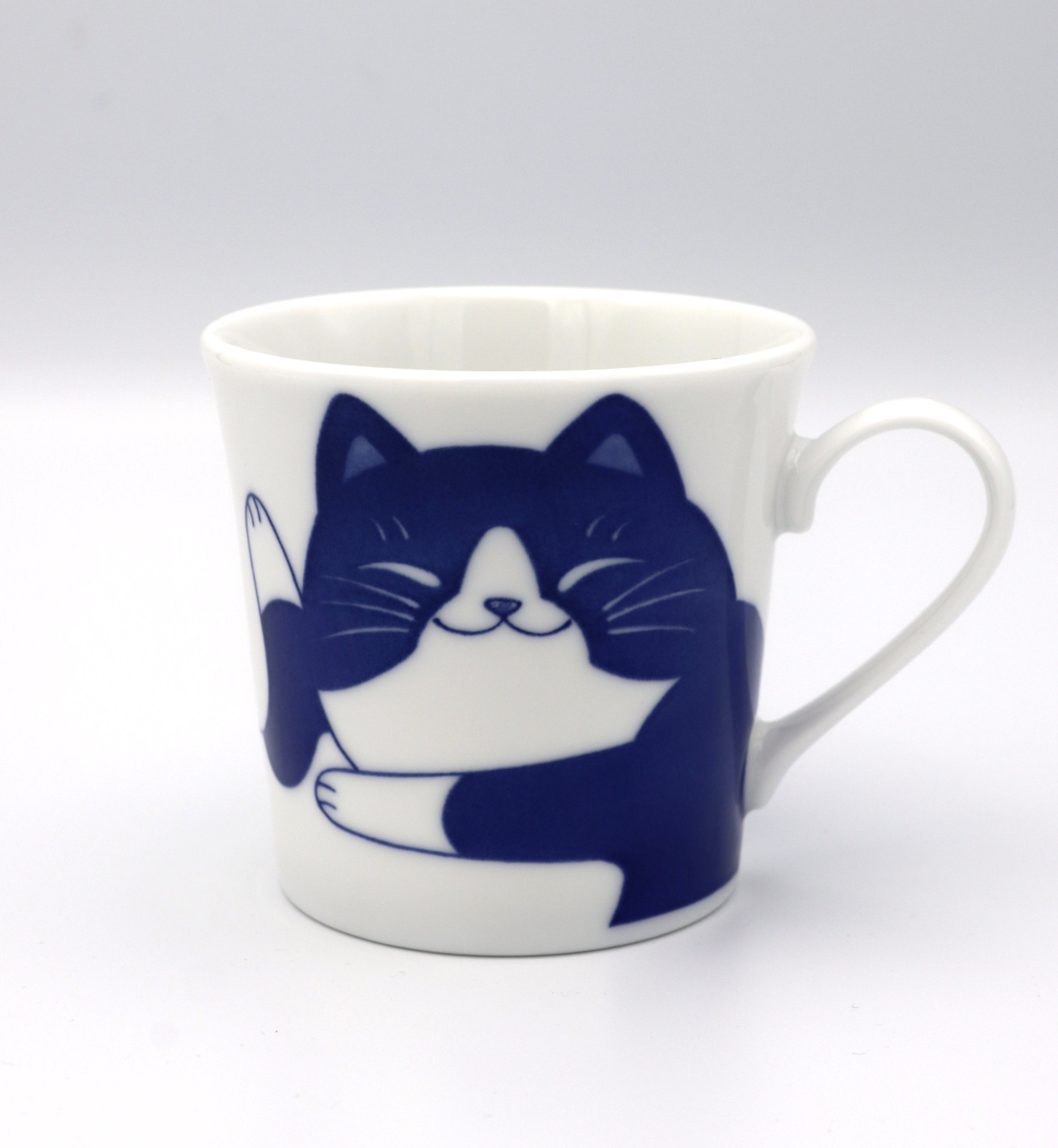 Fat Cat - cat cup dark