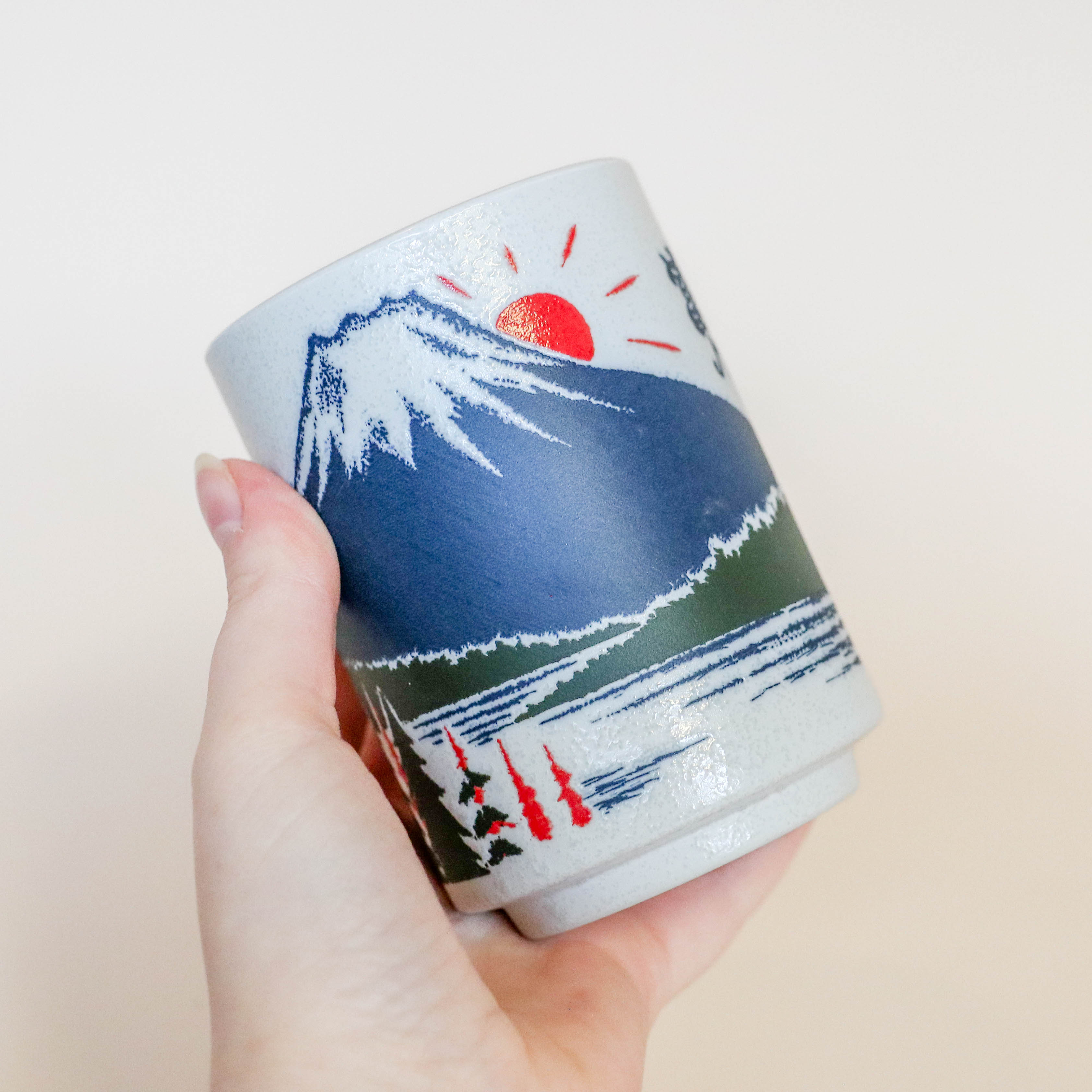 Cup with Mount Fuji