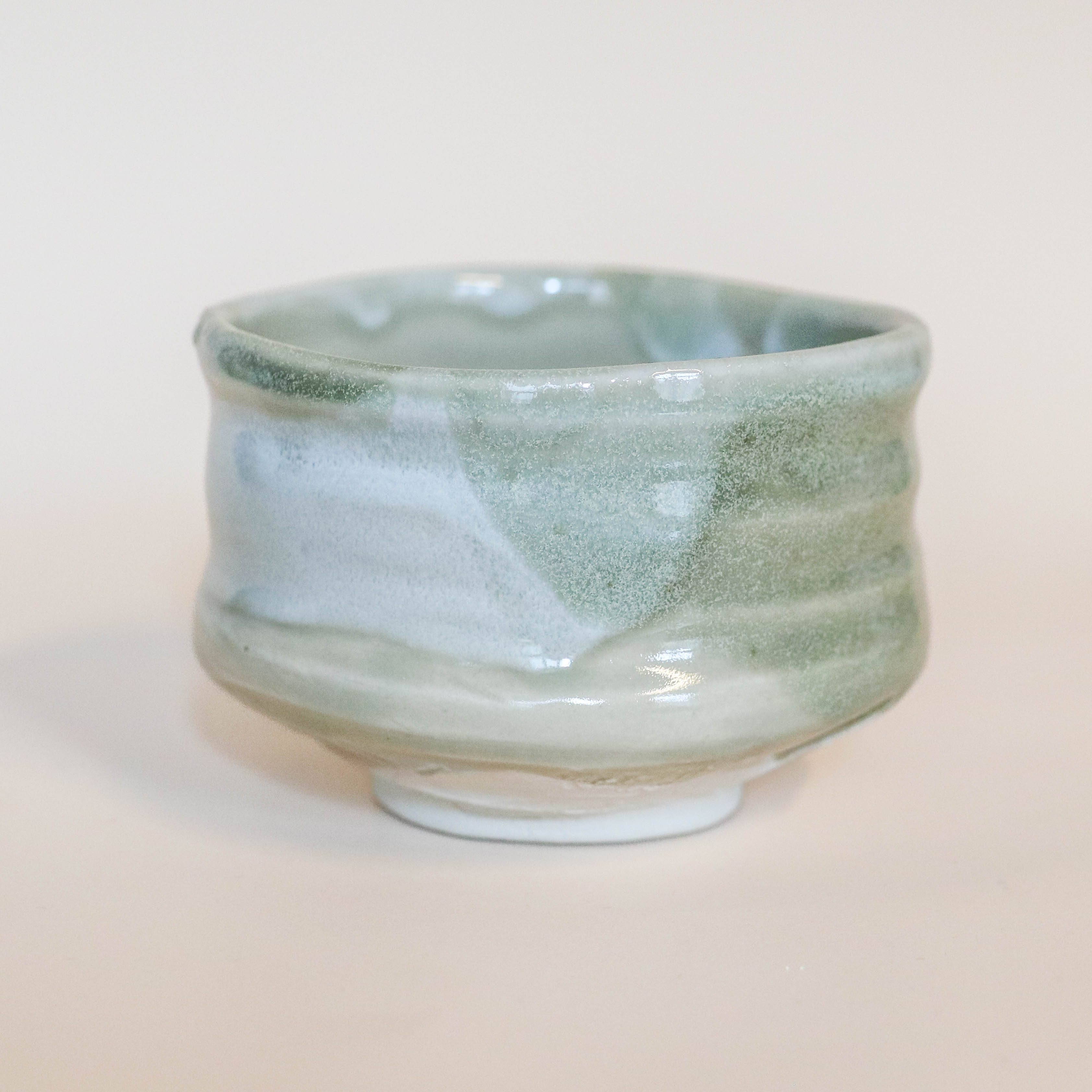 Matcha cup - Beige and green