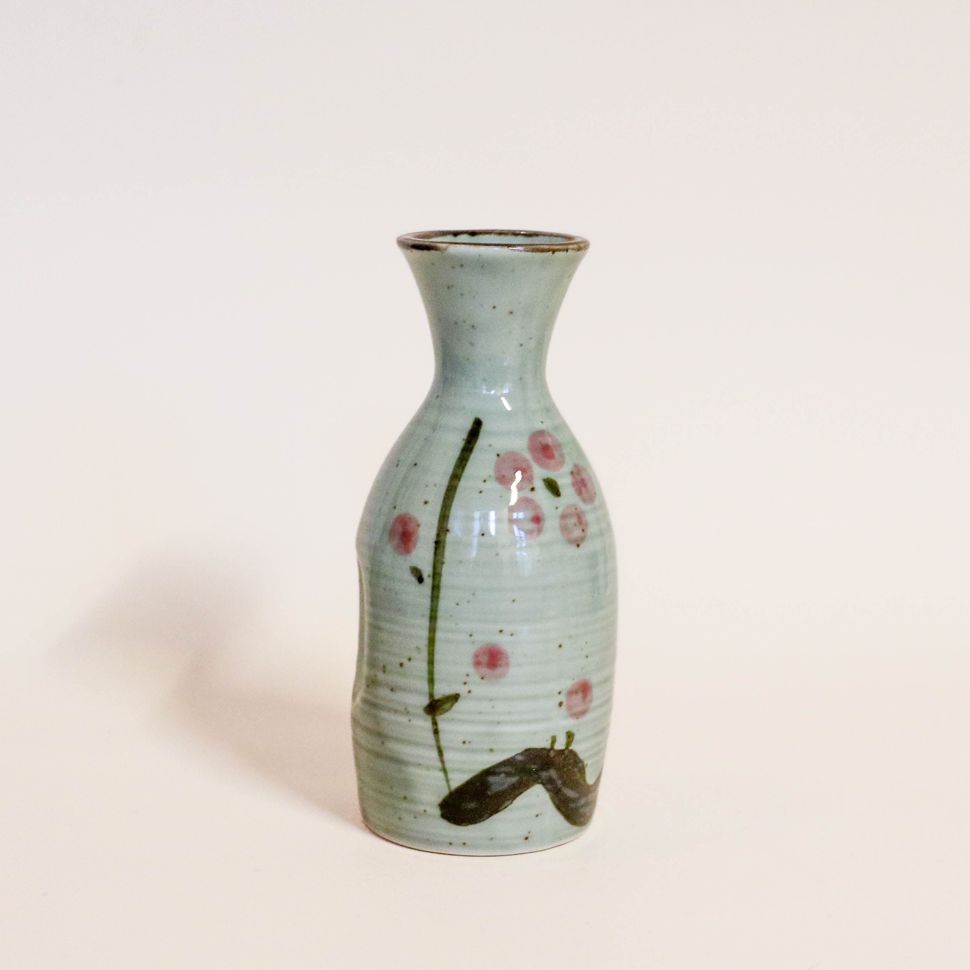 Sake jugs and cups - Cherry blossoms