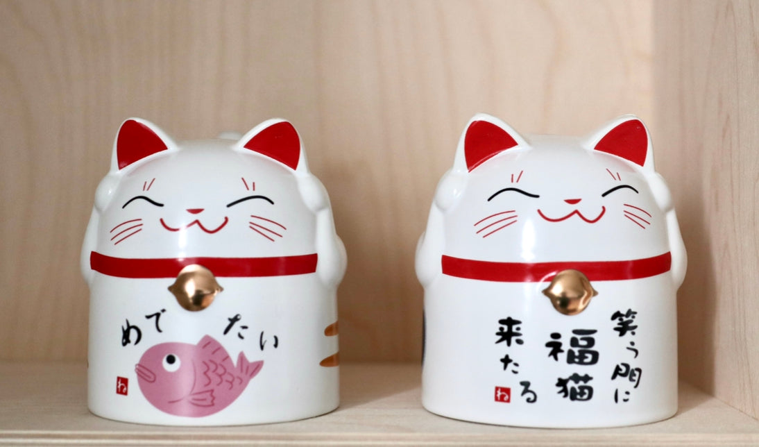 Lucky cat cup