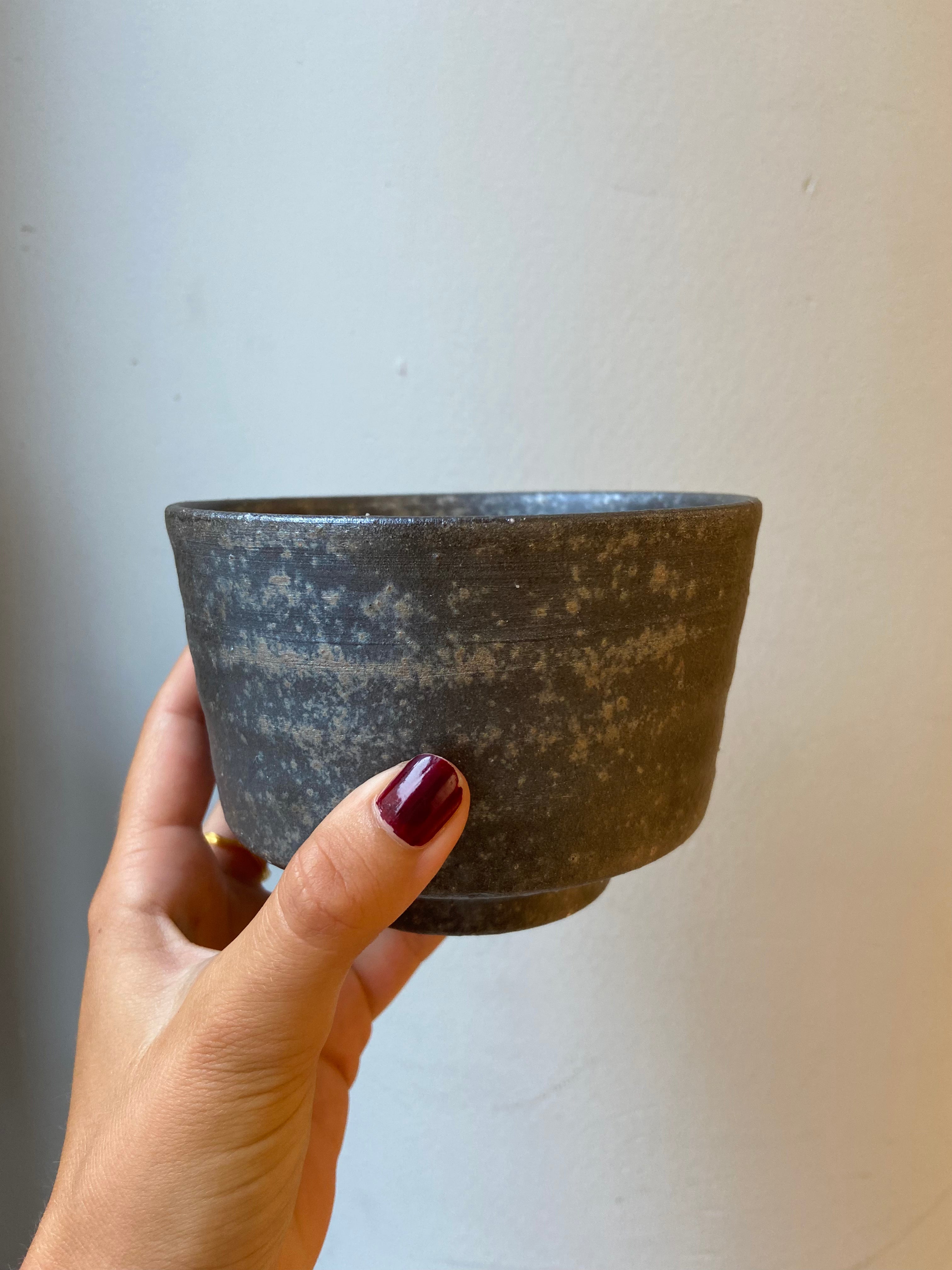 Matcha cup - Rustic black