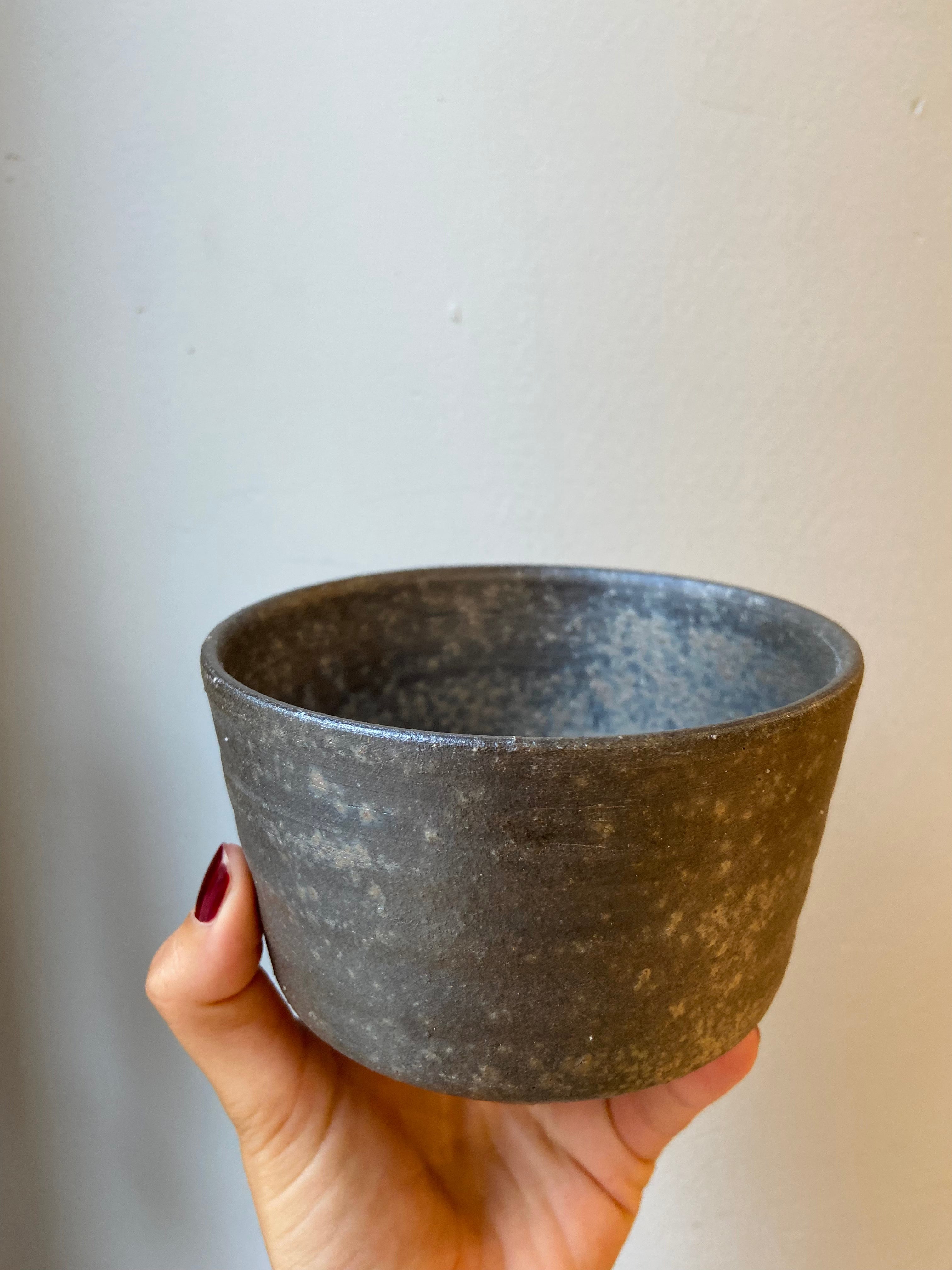 Matcha cup - Rustic black