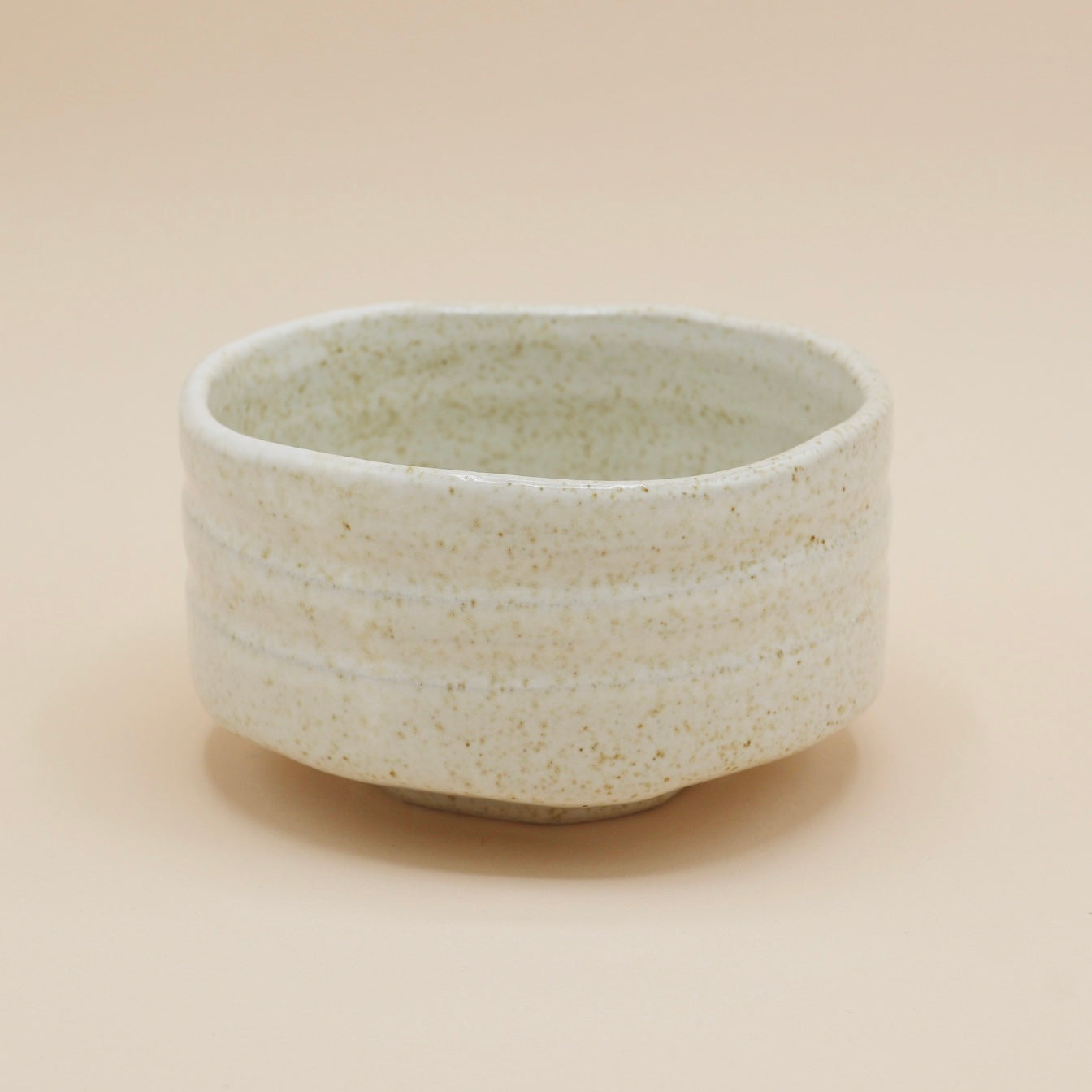 Matcha cup - Cracked white