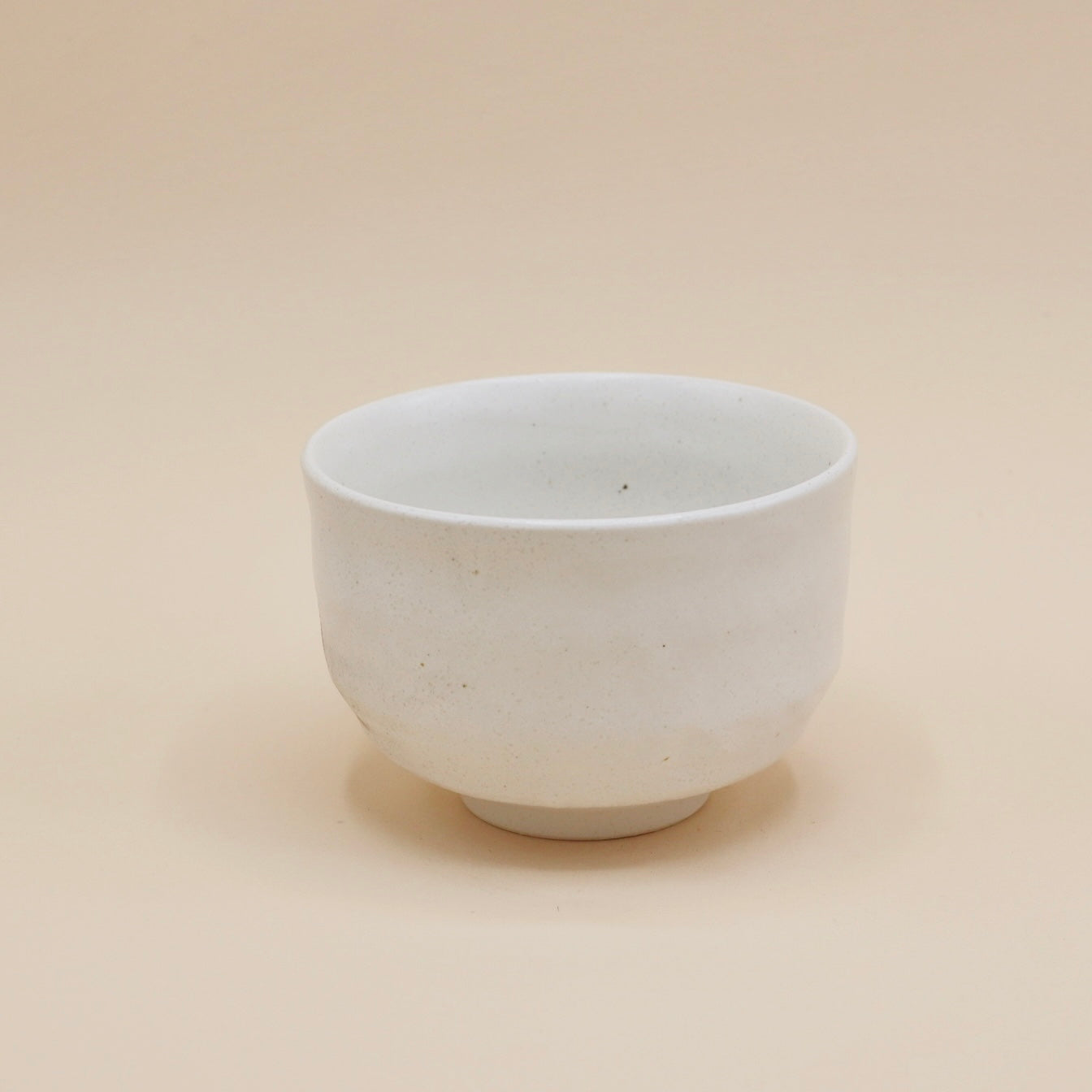 Japanese cup with white glaze