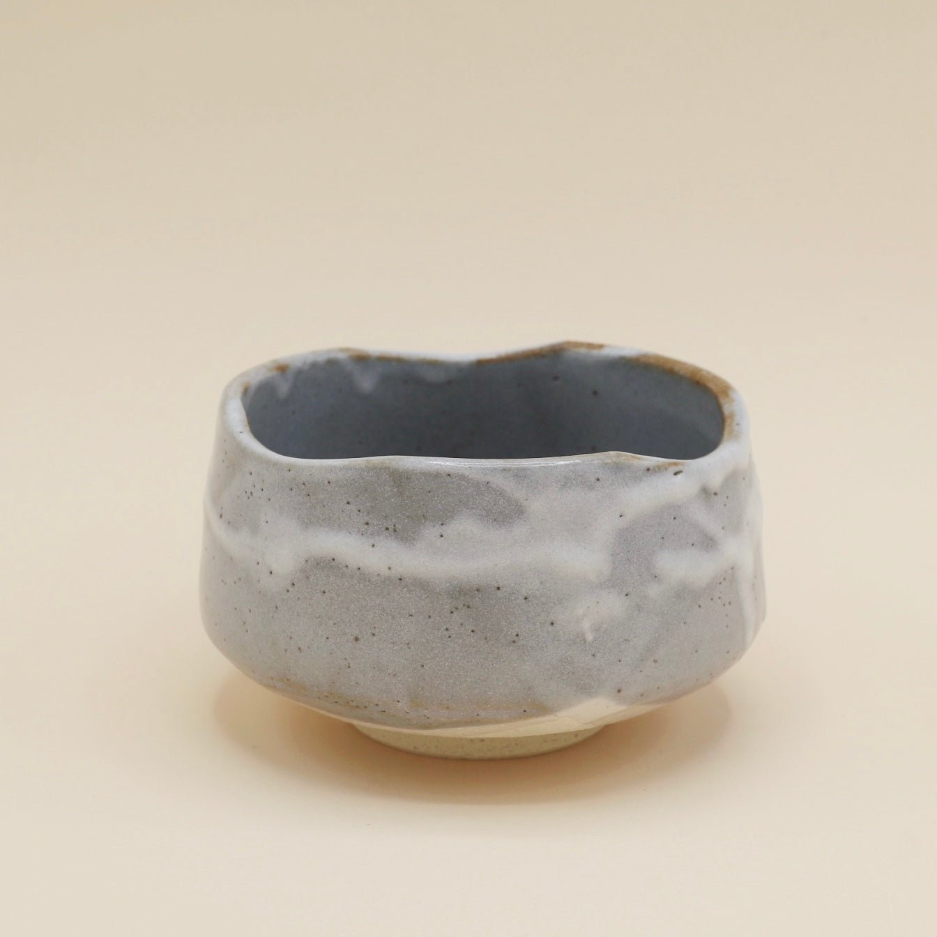 Matcha cup - Light gray and white